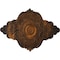 Ekena Millwork Piedmont Ceiling Medallion (Fits Canopies up to 6 1/2"), 67 1/8"W x 48 5/8"H x 1 7/8"P, Rust CM67PERUS - alternate 1